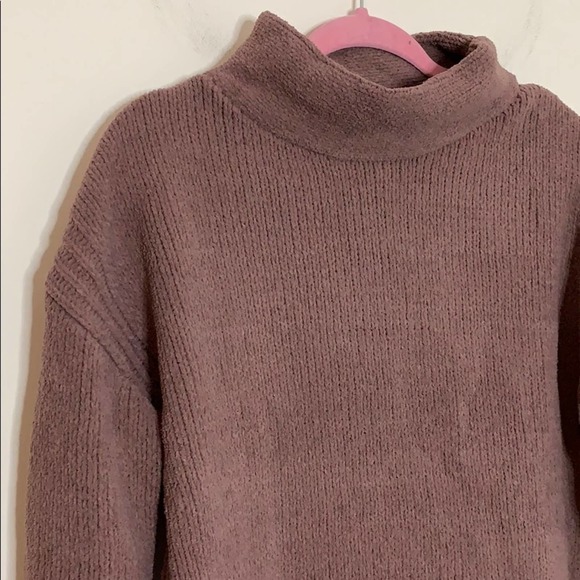 Catherine Malandrino Mauve Turtleneck Sweater - Picture 4 of 9
